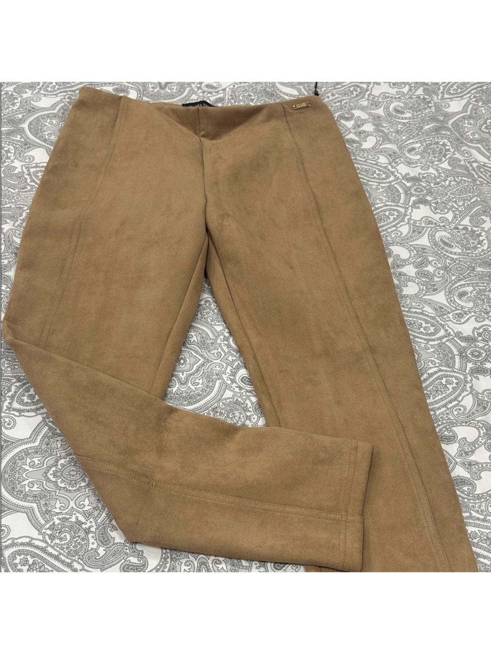 Ivanka Trump Women Corduroy Pants in Tan